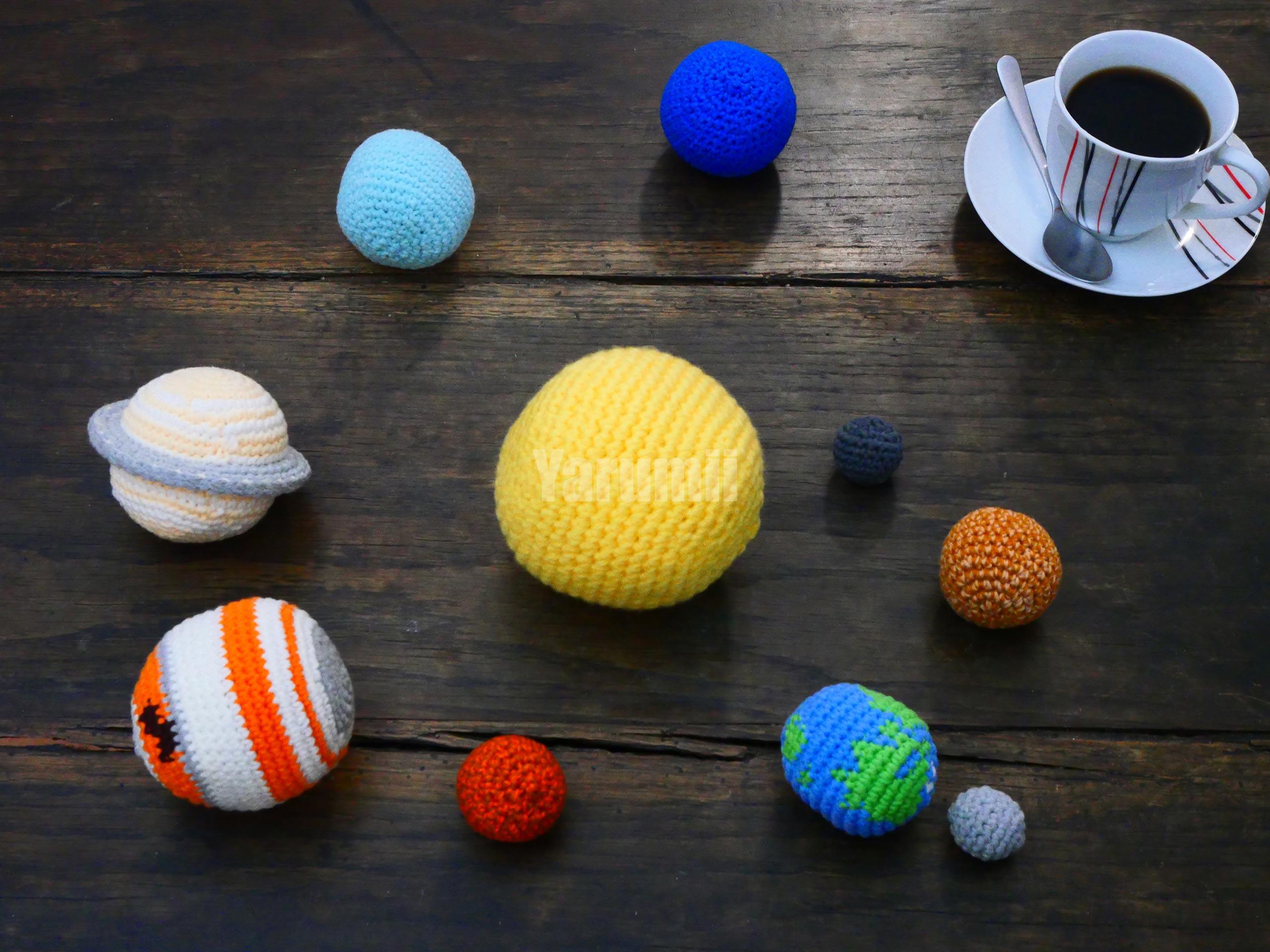 Système Solaire au crochet - Création Yarumii Système Solaire au crochet - Création Yarumii