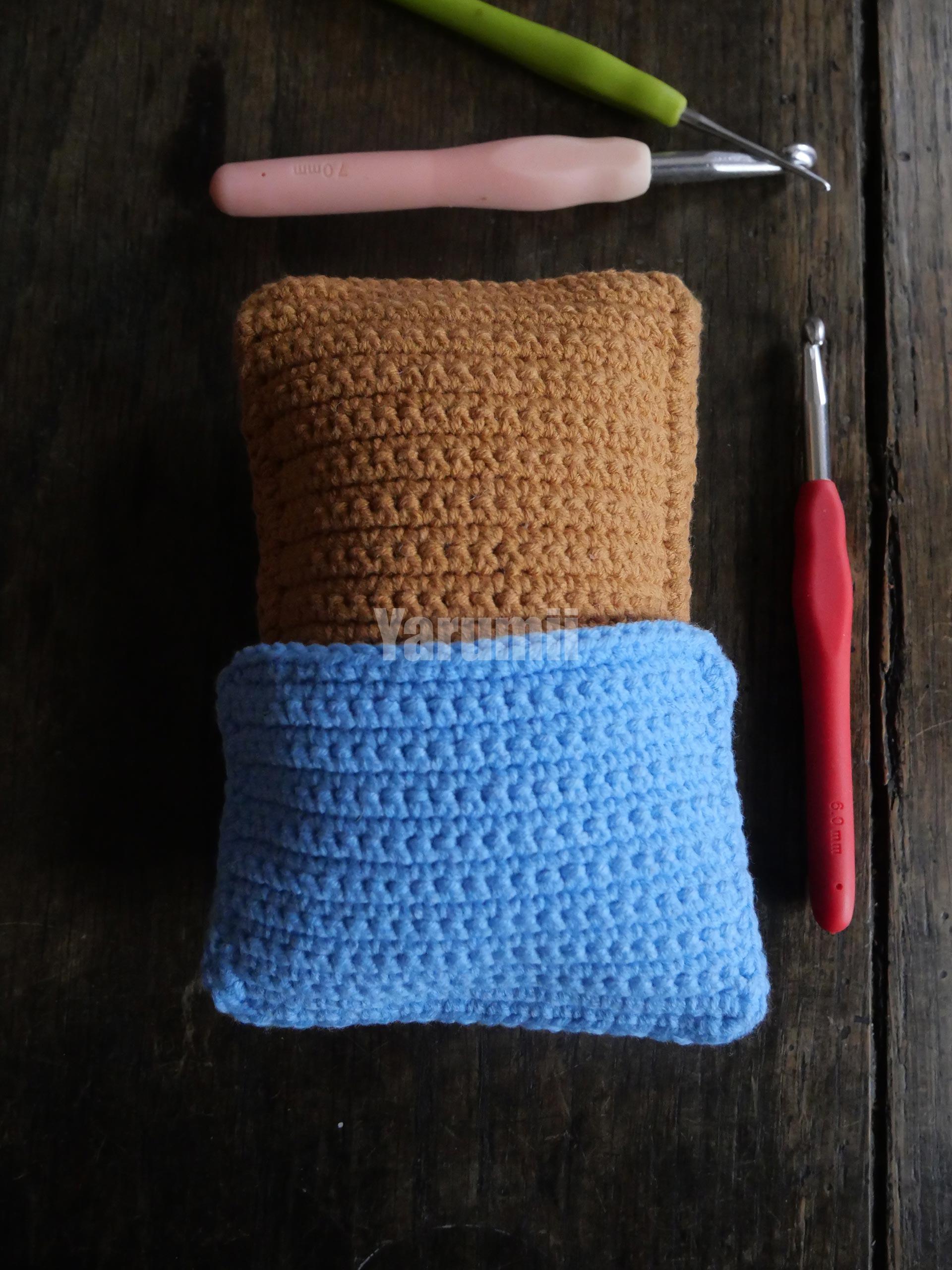 Tablette de chocolat (lait) au crochet - Création Yarumii Tablette de chocolat (lait) au crochet - Création Yarumii