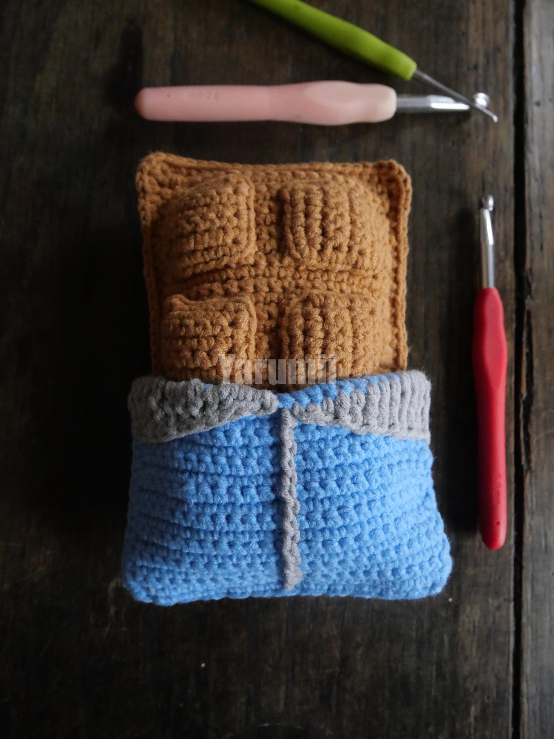 Tablette de chocolat (lait) au crochet Tablette de chocolat (lait) au crochet - Création Yarumii