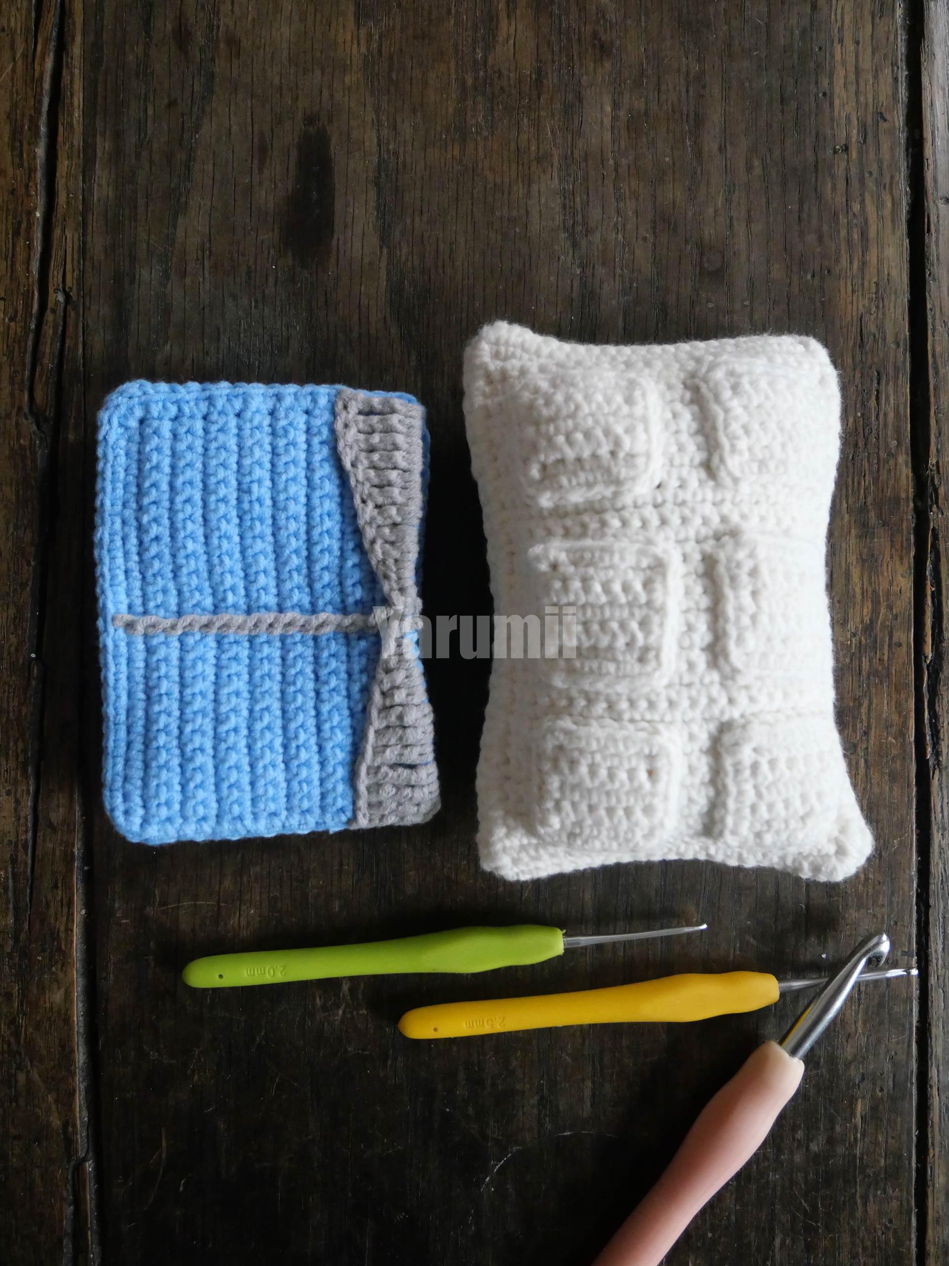 Tablette de chocolat (blanc) au crochet - Création Yarumii Tablette de chocolat (blanc) au crochet - Création Yarumii