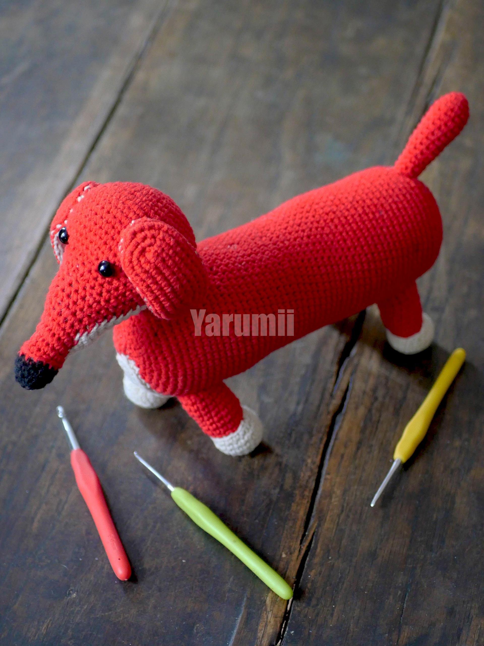 Teckel au crochet - Création Yarumii Teckel au crochet - Création Yarumii