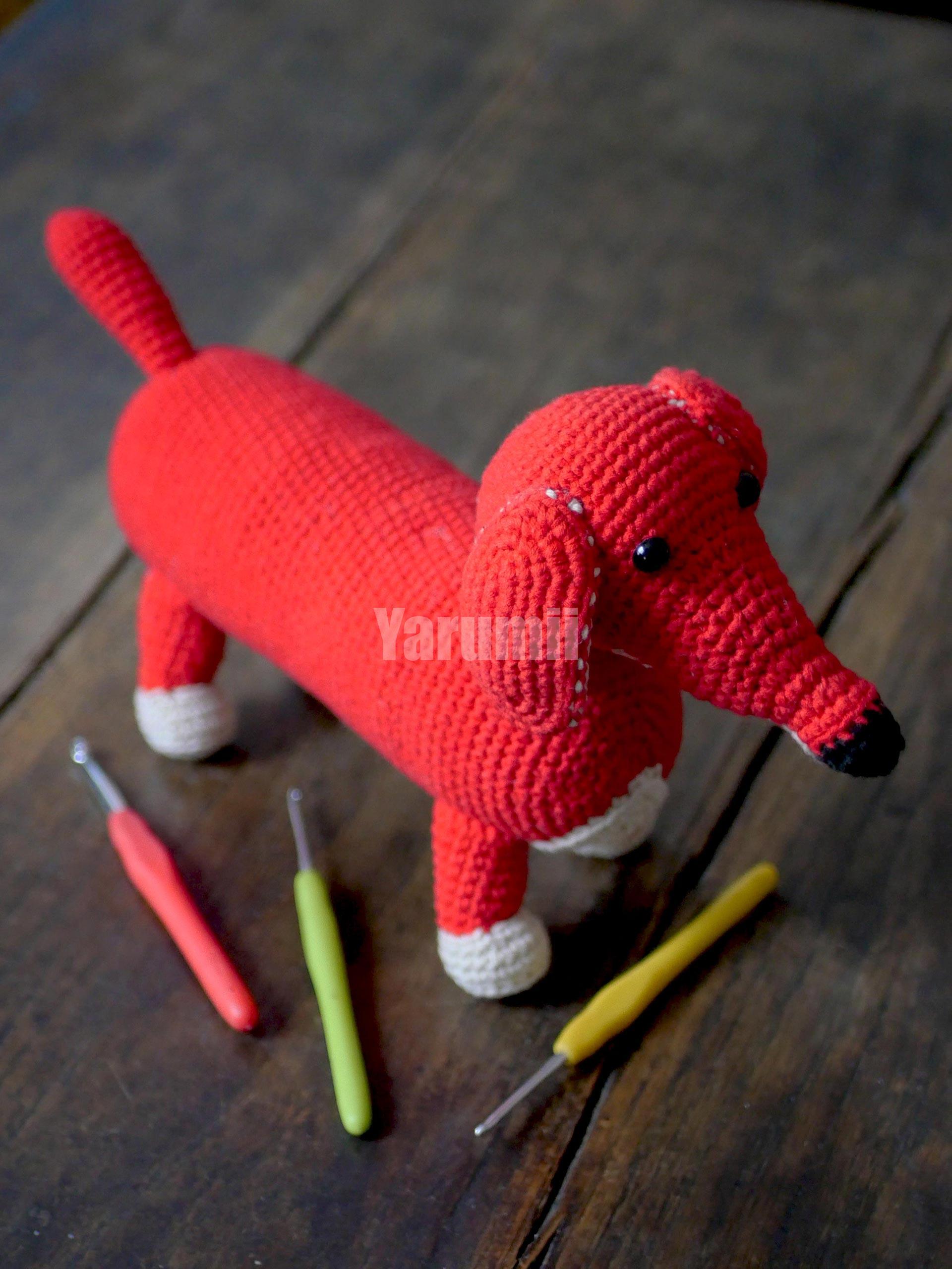 Teckel au crochet - Création Yarumii Teckel au crochet - Création Yarumii