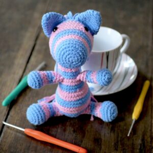 Zèbre au crochet