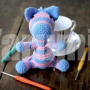 Accueil Zèbre au crochet - Création Yarumii