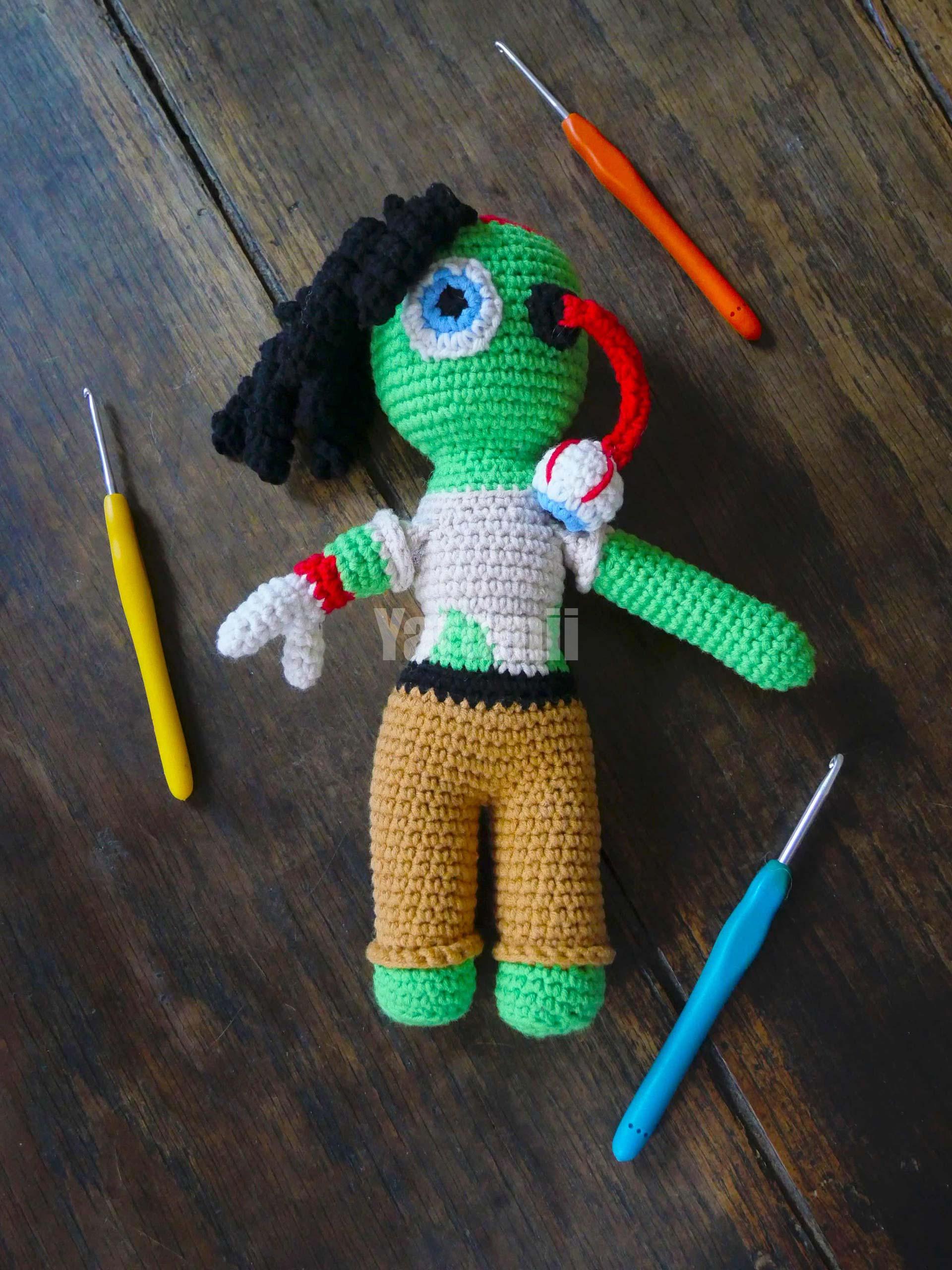 Zombie au crochet - Création Yarumii Zombie au crochet - Création Yarumii