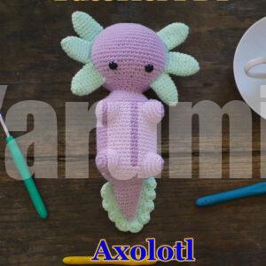Axolotl au crochet - Création Yarumii