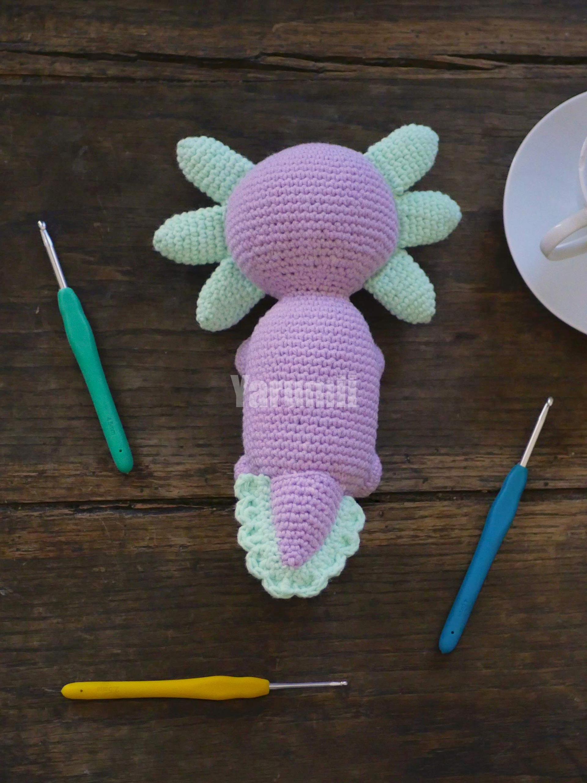 Axolotl au crochet - Création Yarumii Axolotl au crochet - Création Yarumii