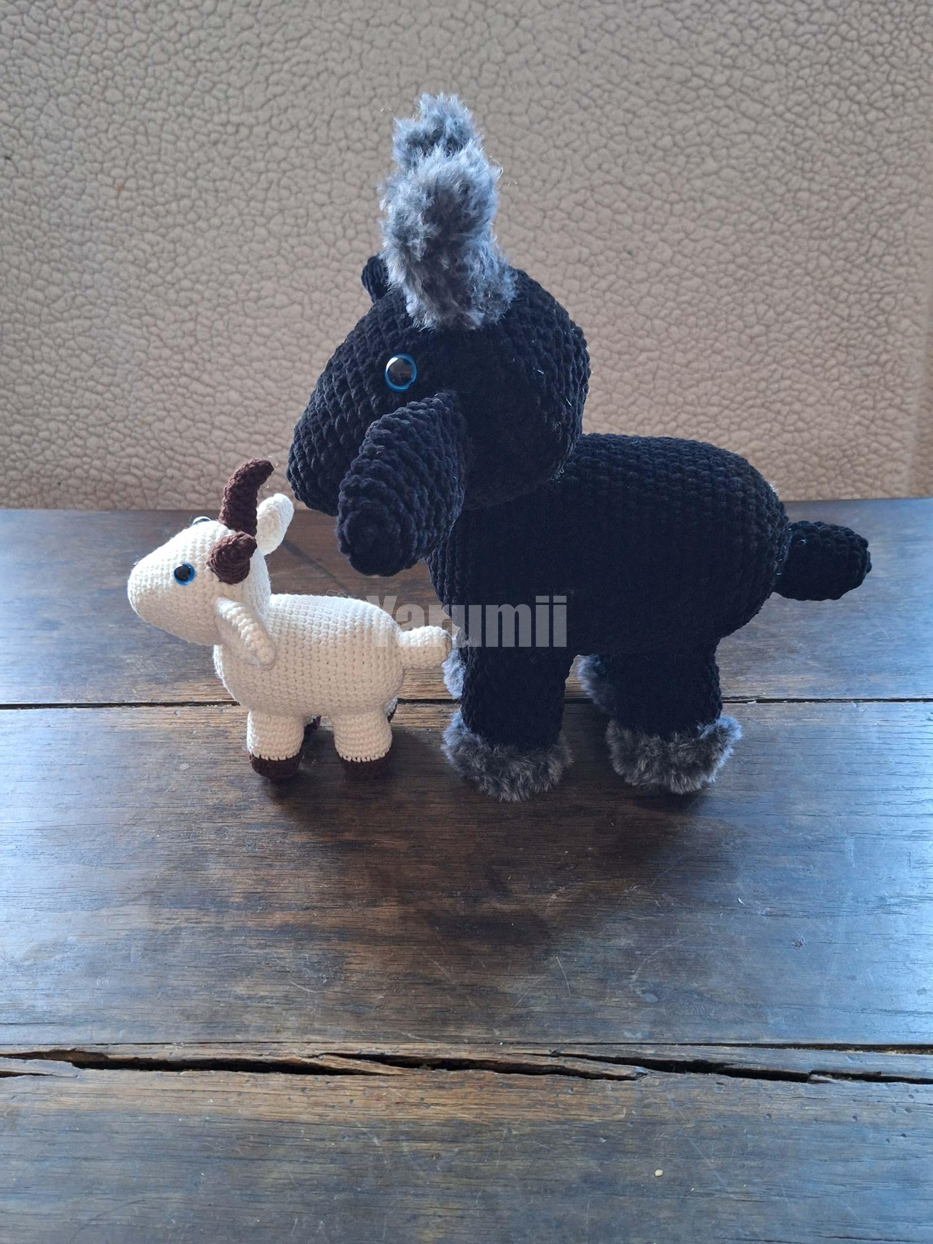 Chèvre au crochet - Création Yarumii Chèvre au crochet - Création Yarumii