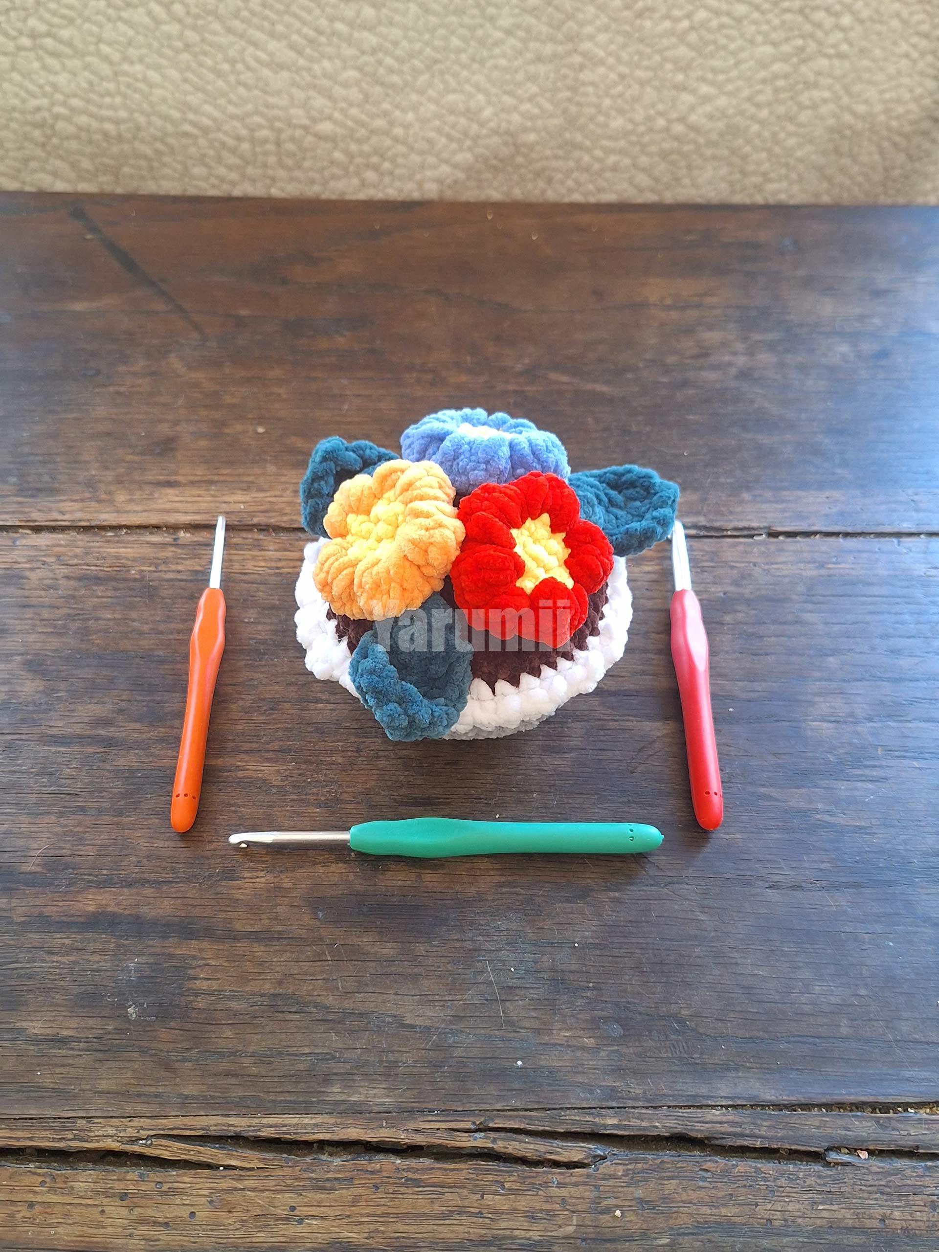 Pot de fleur au crochet - Yarumii Pot de fleur au crochet - Yarumii
