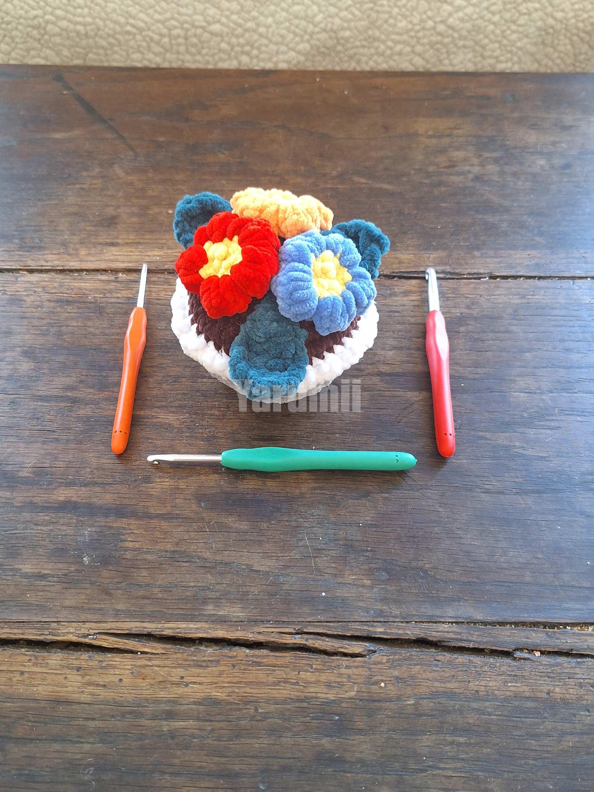 Pot de fleur au crochet - Yarumii Pot de fleur au crochet - Yarumii