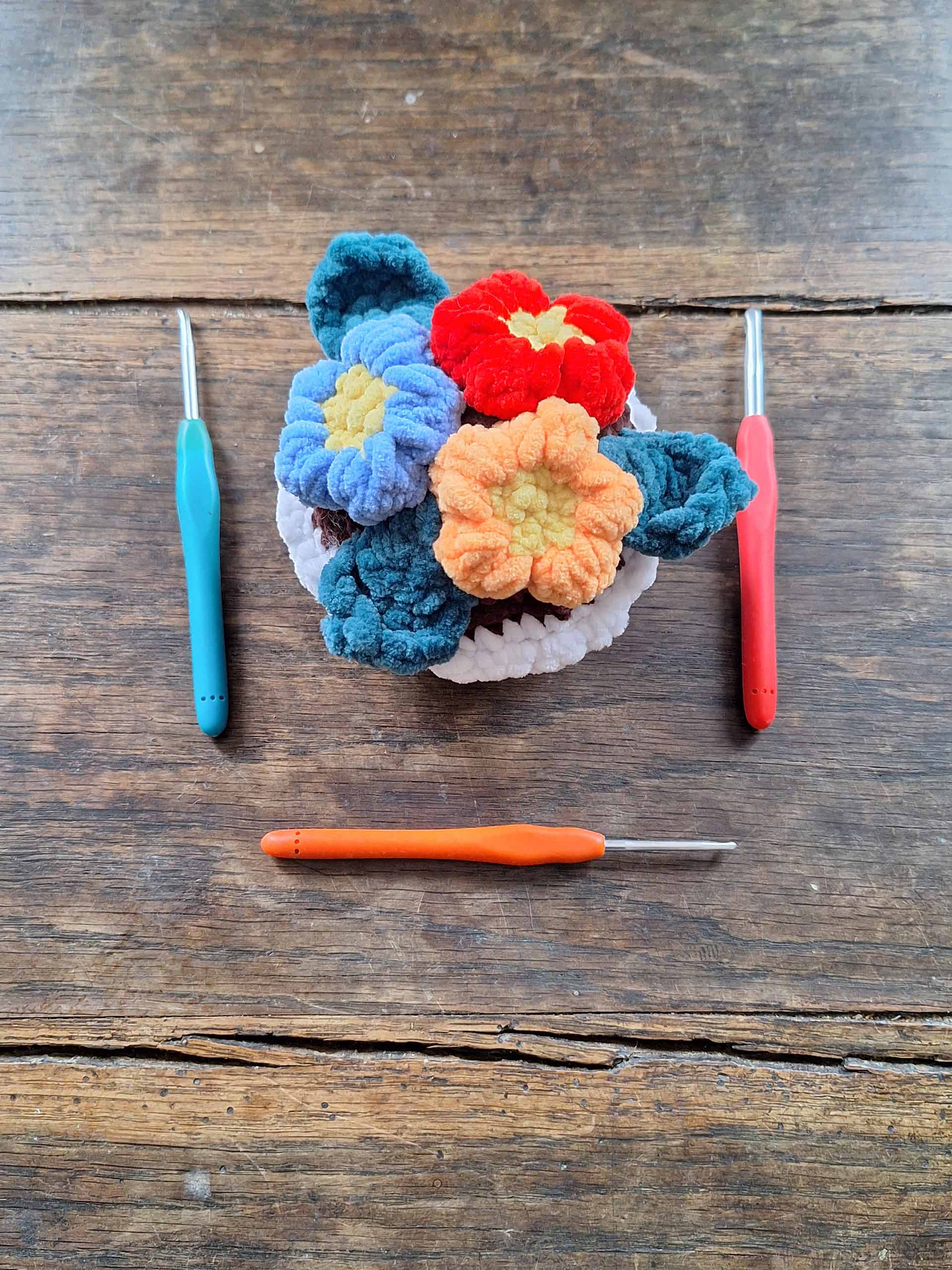 Pot de fleur au crochet - Yarumii Pot de fleur au crochet - Yarumii