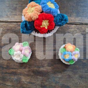 Pot de fleur au crochet - Yarumii