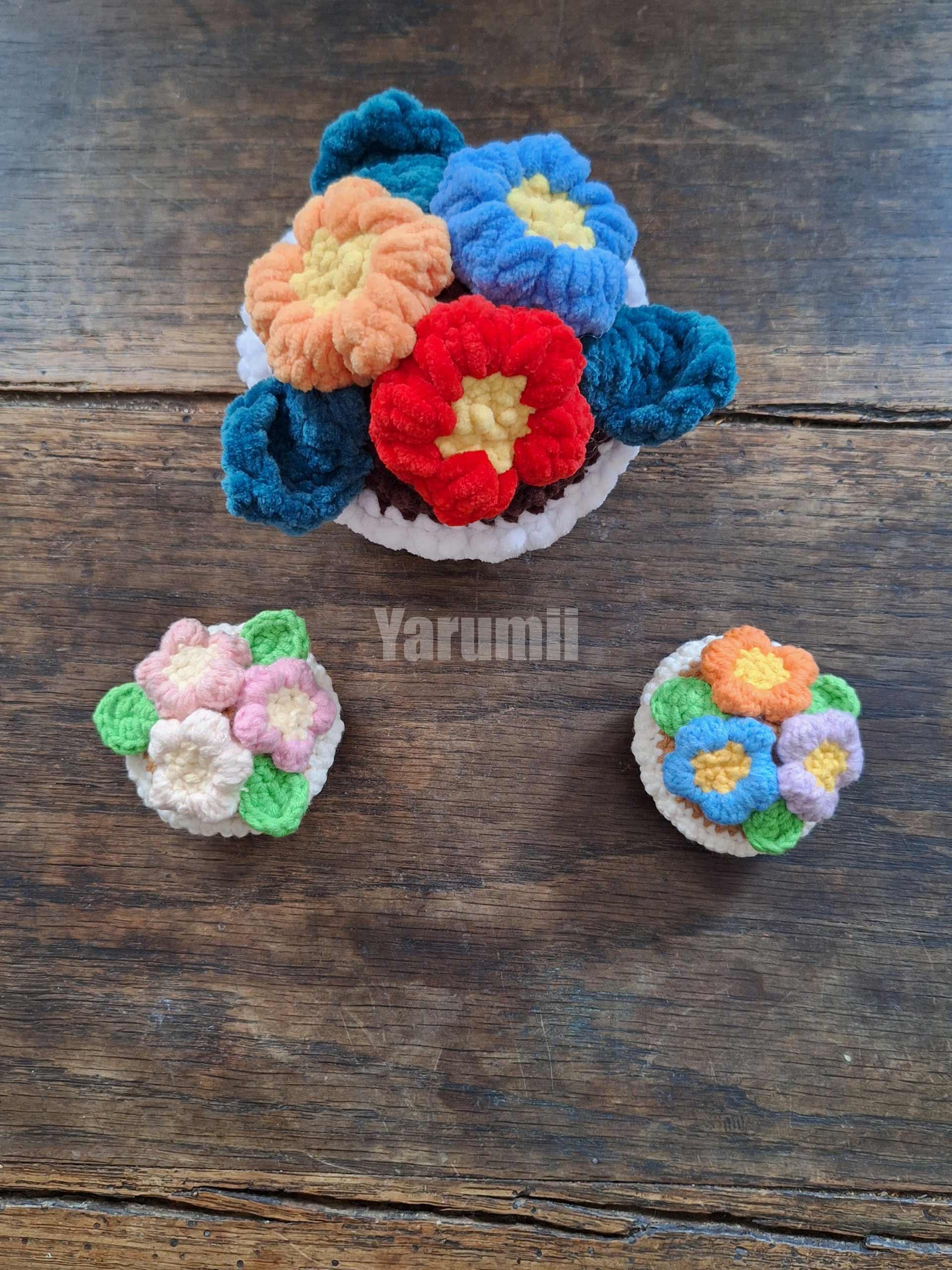 Pot de fleur au crochet - Yarumii Pot de fleur au crochet - Yarumii