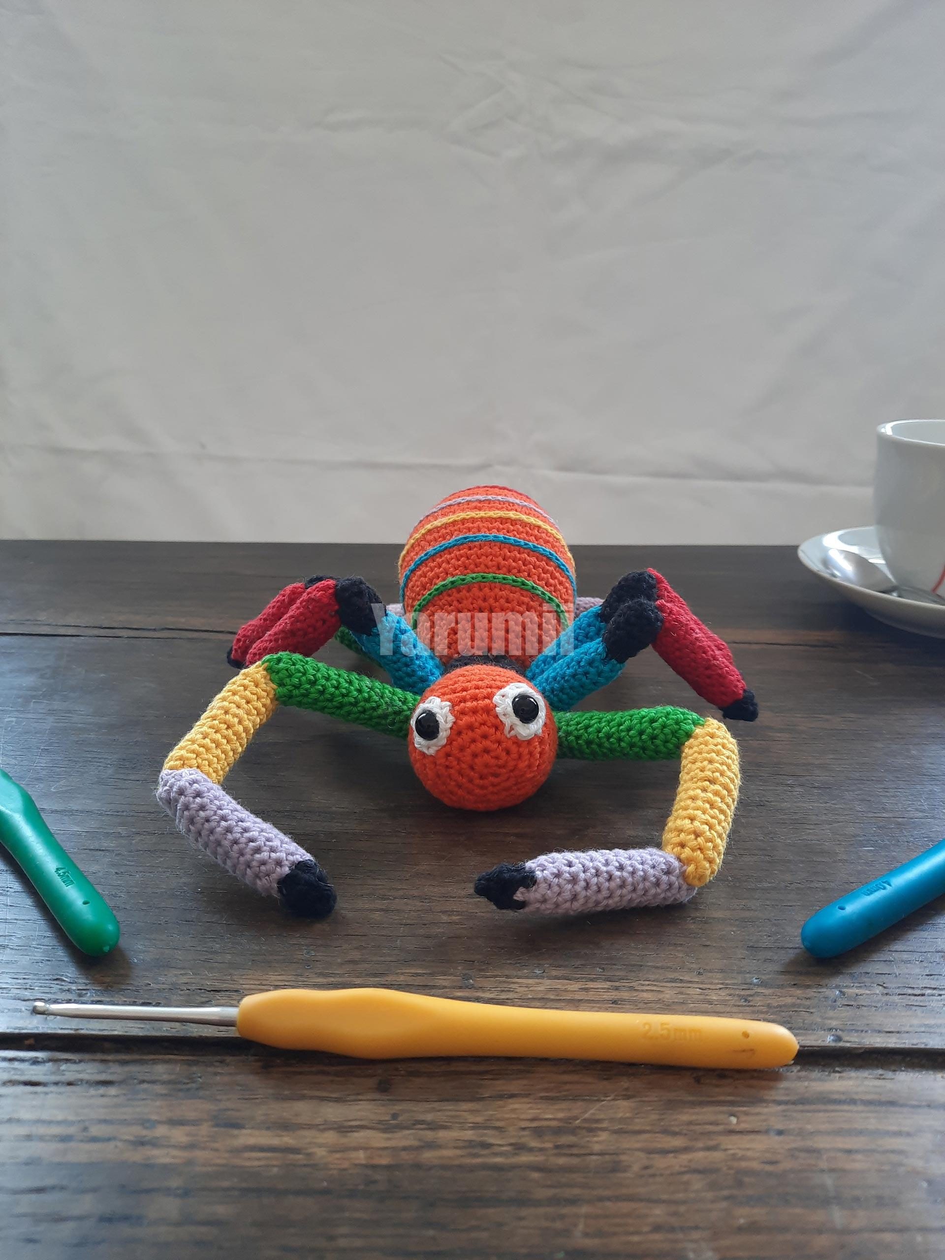 Araignée au crochet - Création Yarumii