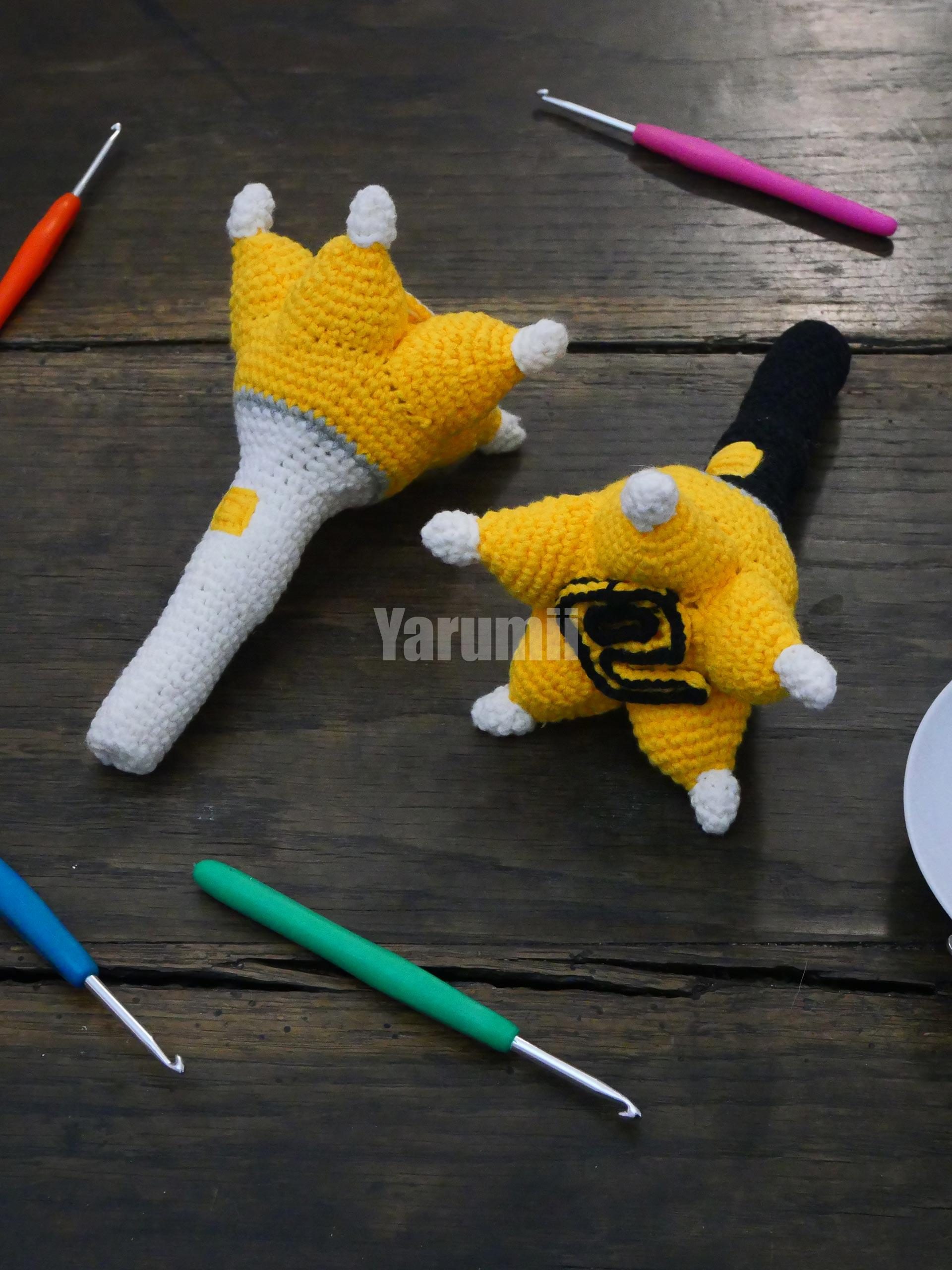 Lightstick "Bang Bong" des Big Bang au crochet - Yarumii