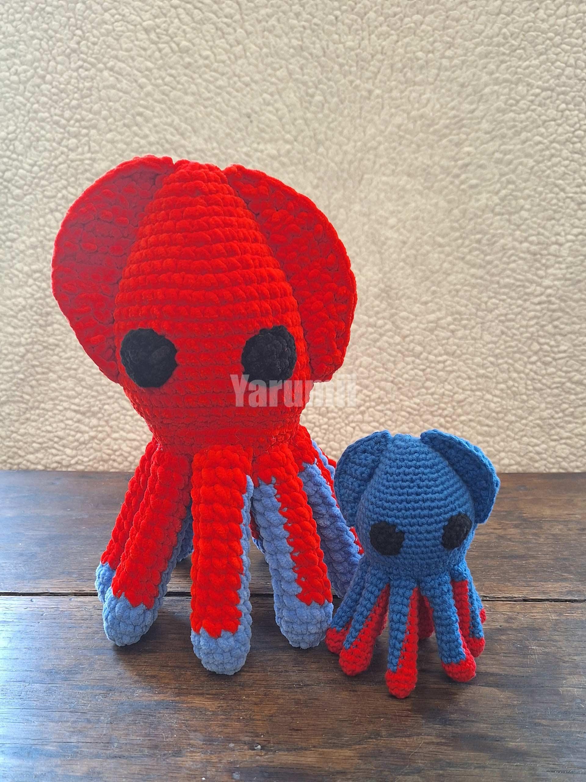 Calamar au crochet - Création Yarumii