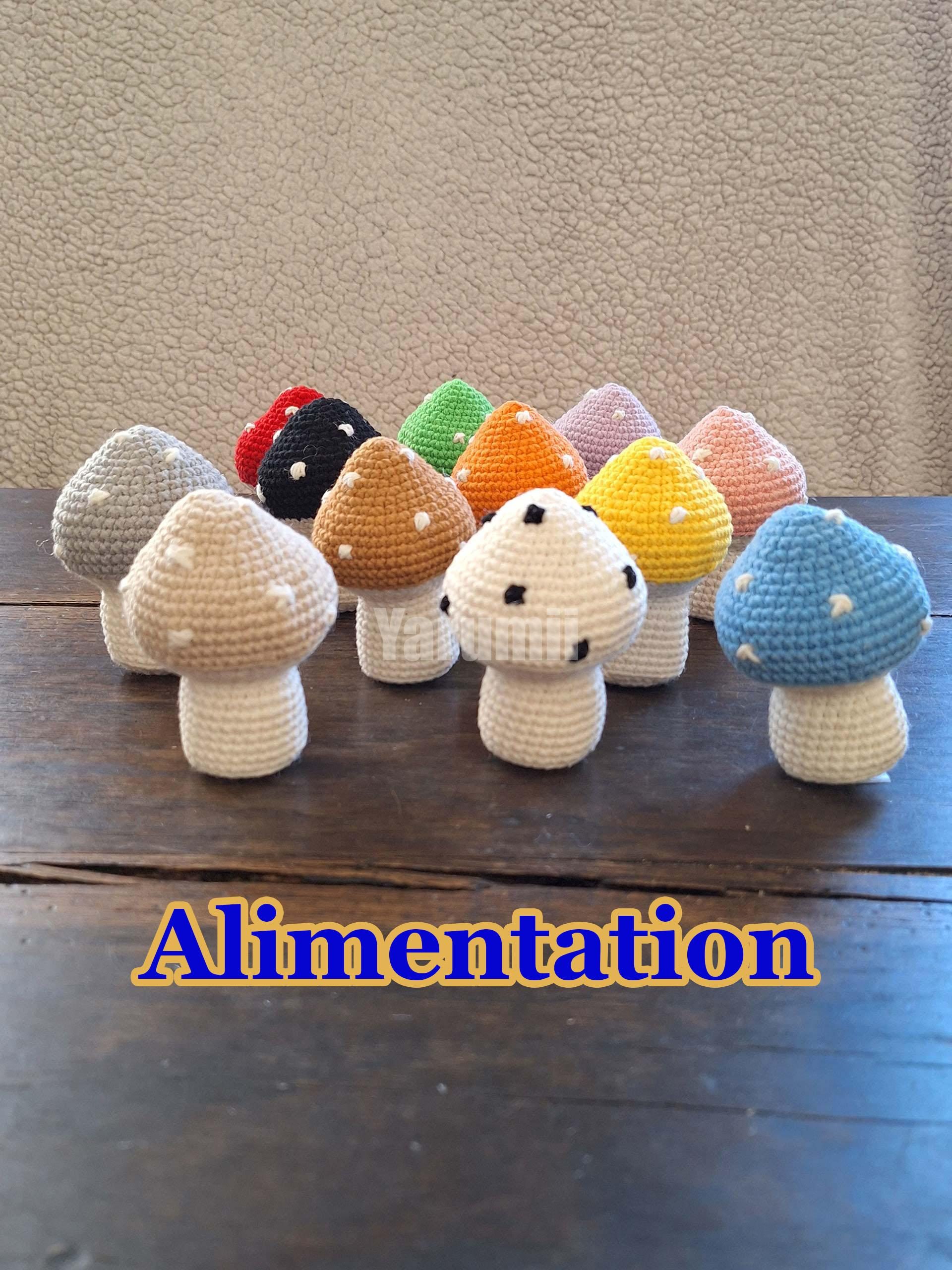 Champignons au crochet - Création Yarumii