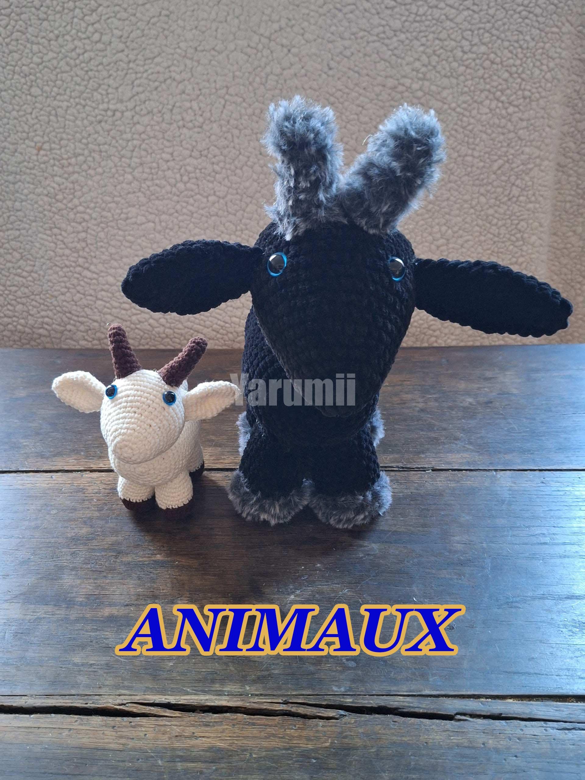 Chèvre au crochet - Création Yarumii