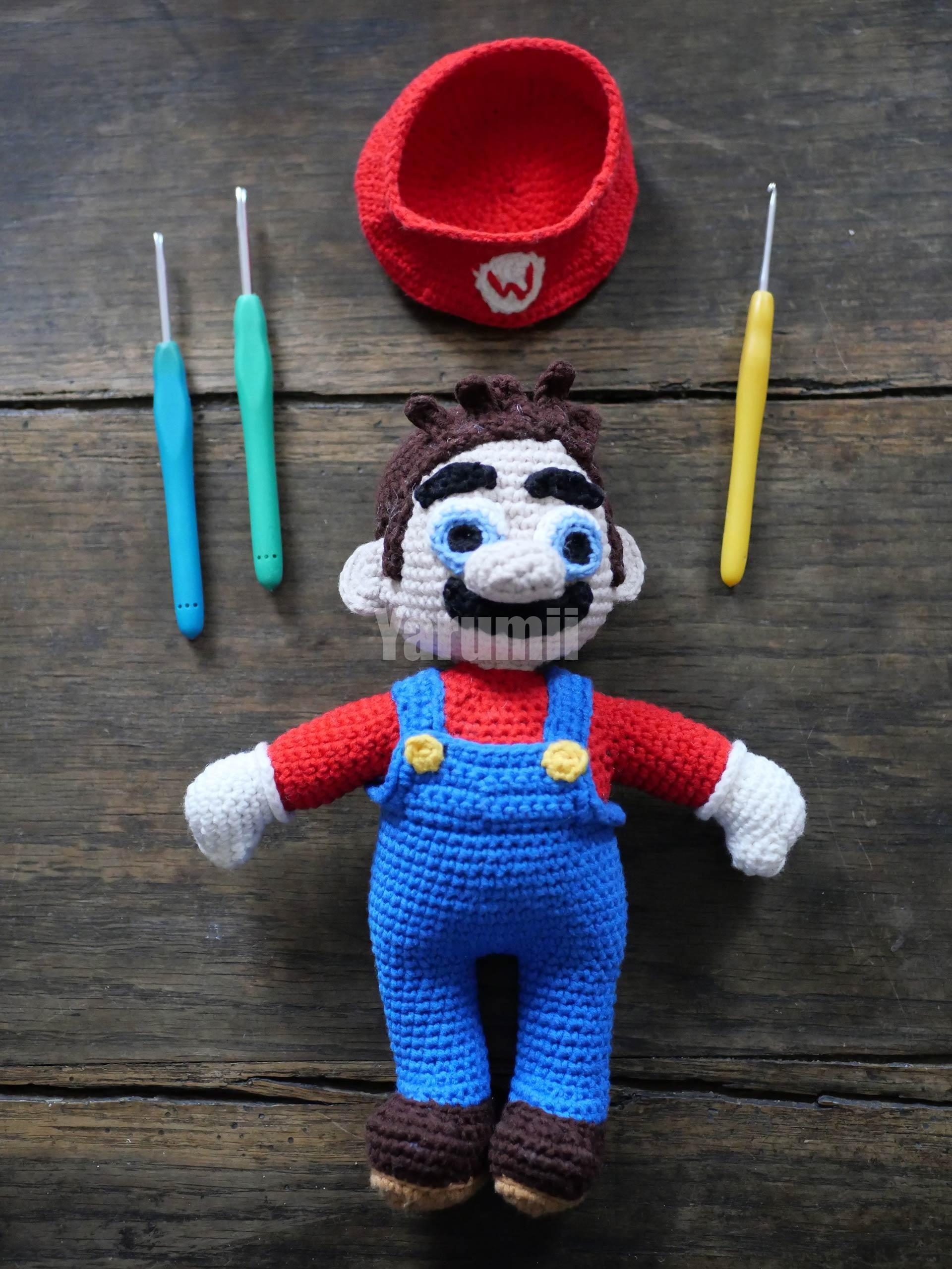 Mario au crochet - Yarumii