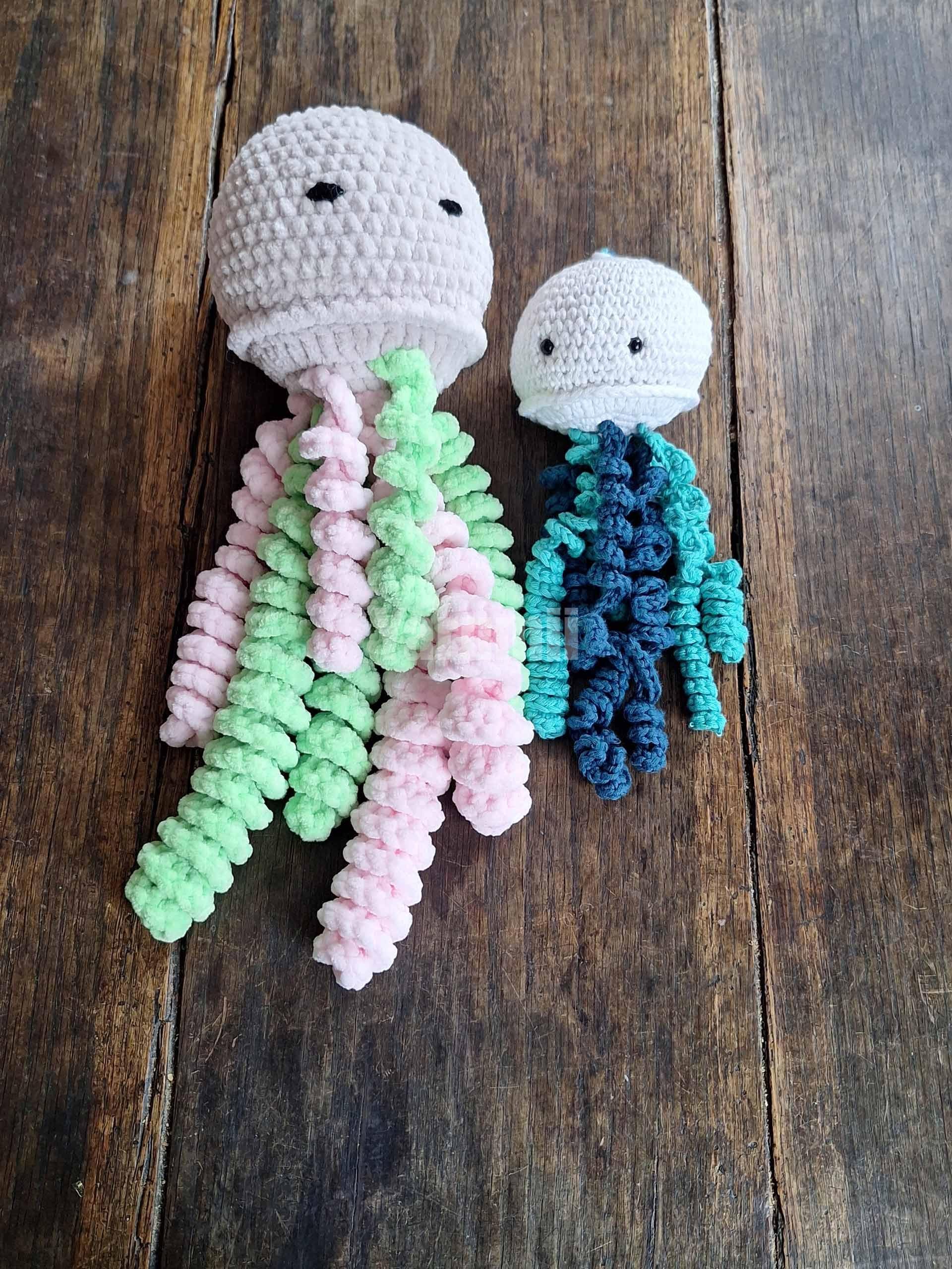 Méduse au crochet - Création Yarumii