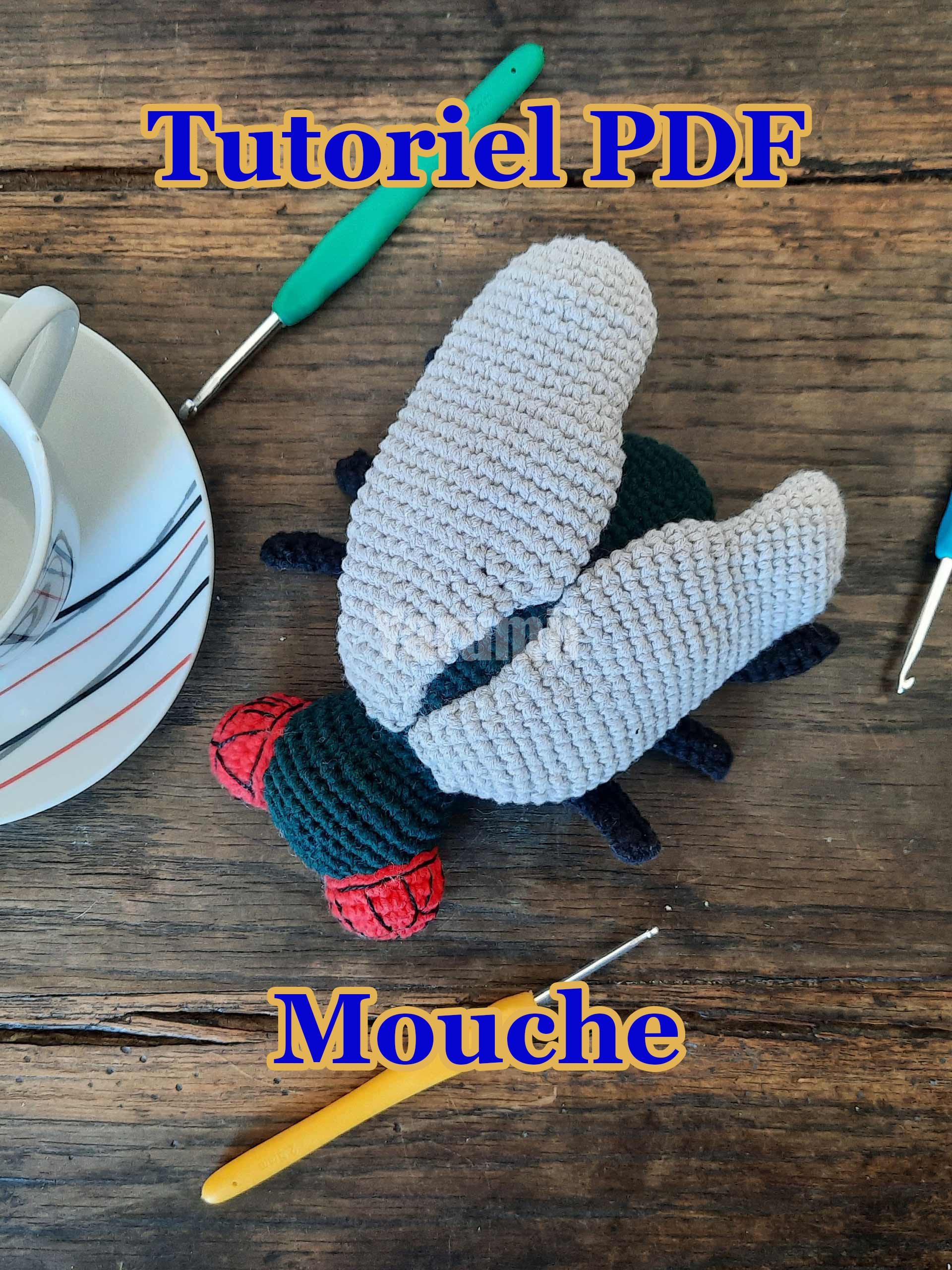 Mouche au crochet - Création Yarumii
