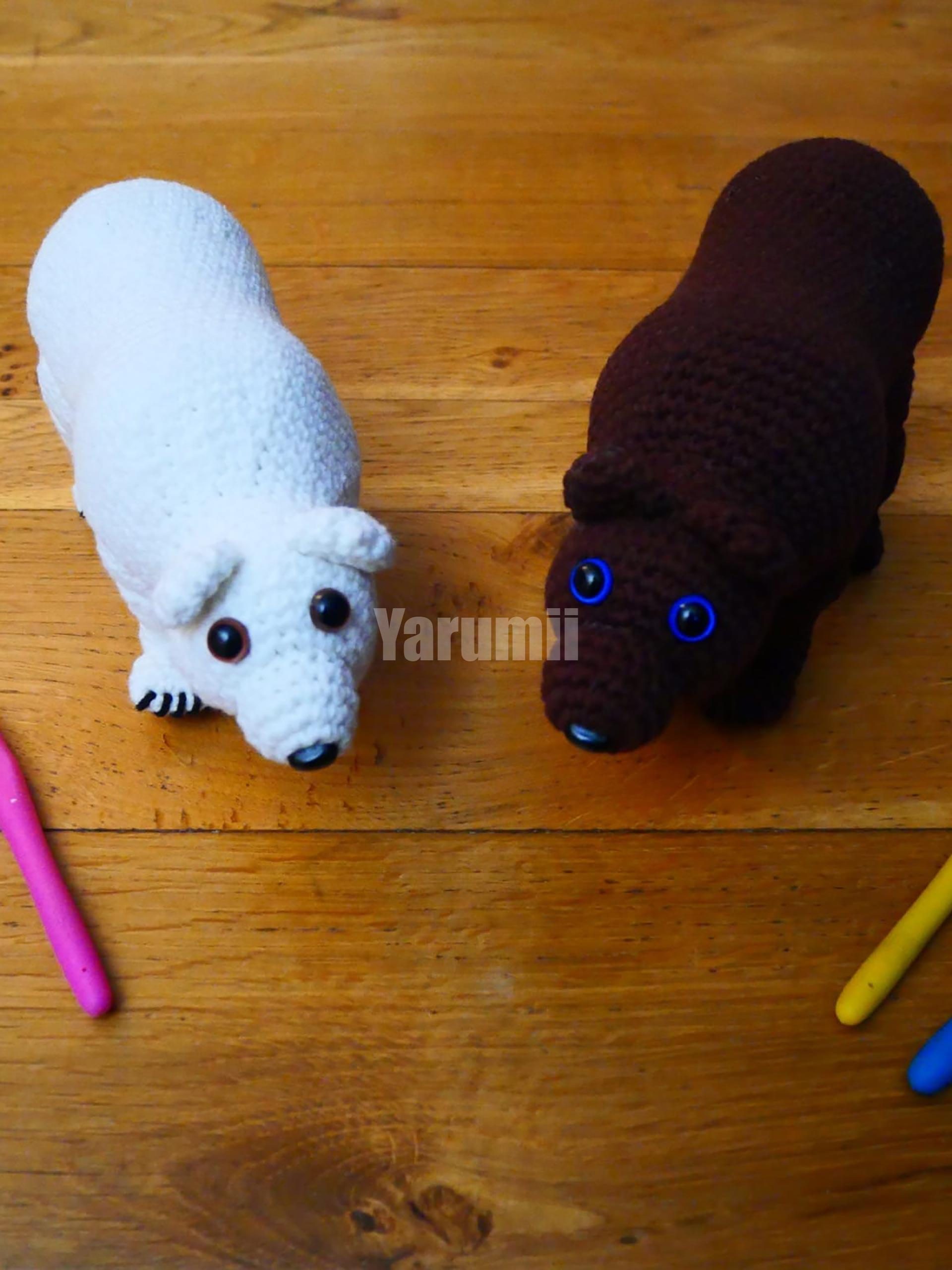 Ours au crochet - Création Yarumii