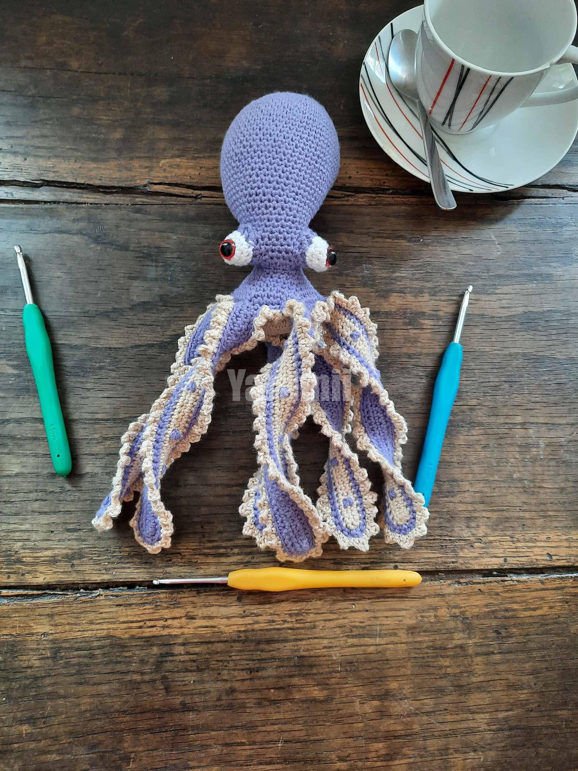 Pieuvre au crochet - Yarumii